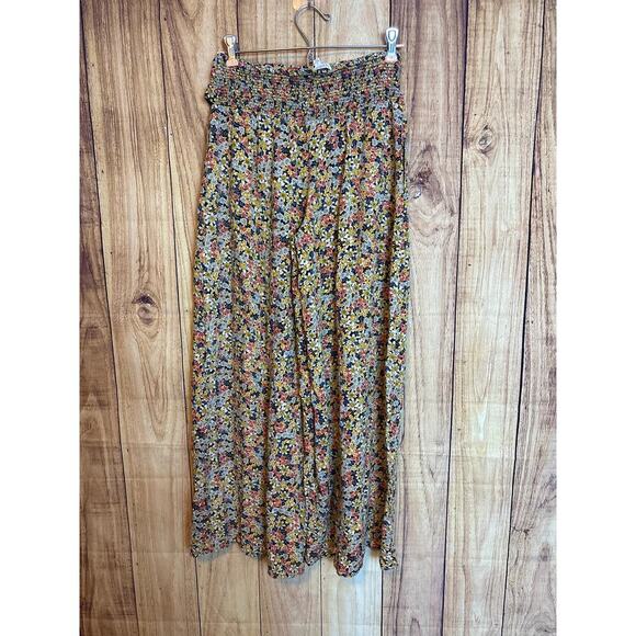 Patrons of Peace Floral Print Flowy Wide Legged Pants Women's Size S - Picture 4 of 9